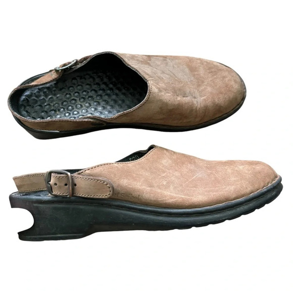Josef Seibel Shoes Womens 38 Mule Clogs Heels Comfort Brown Slip On Size 38 - Picture 5 of 7